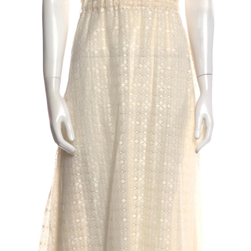 Vintage designer cream lace dress - Picture 3 of 7